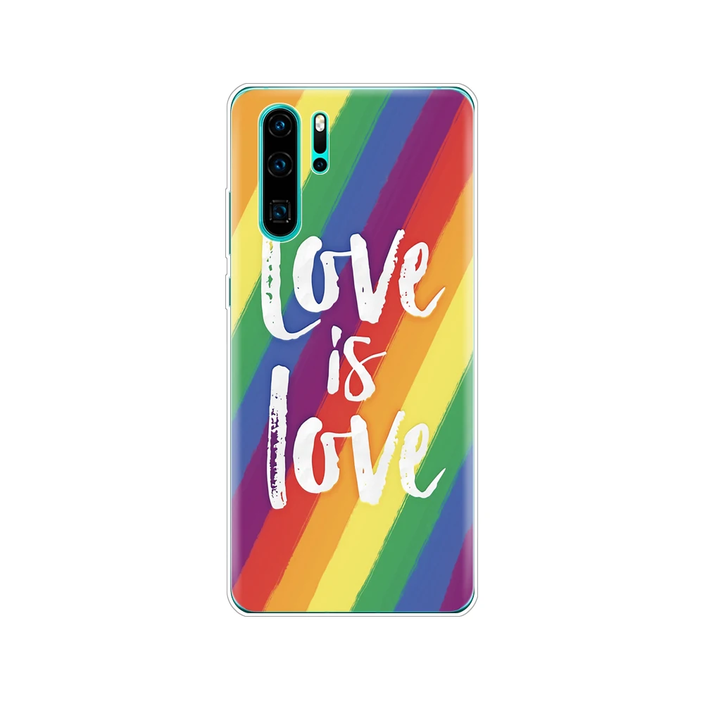Чехол для Huawei P30 PRO LITE чехол накладка huawei mate 20 pro lite p smart 2019 plus Радужный Флаг геев