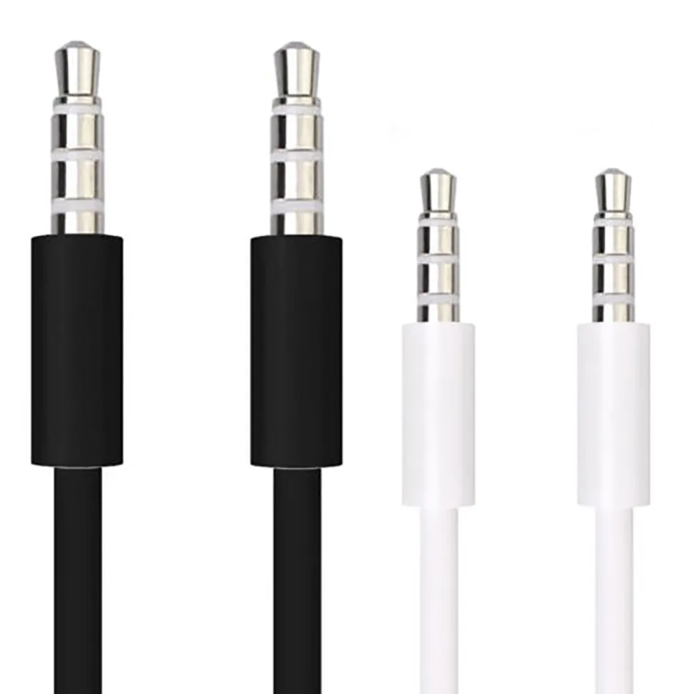 Professional 3.5 mm Male to Jack Auto Car Audio Cable Cord 4 Section AUX For Iphone 7 Xiaomi iPod MP3 Speaker |