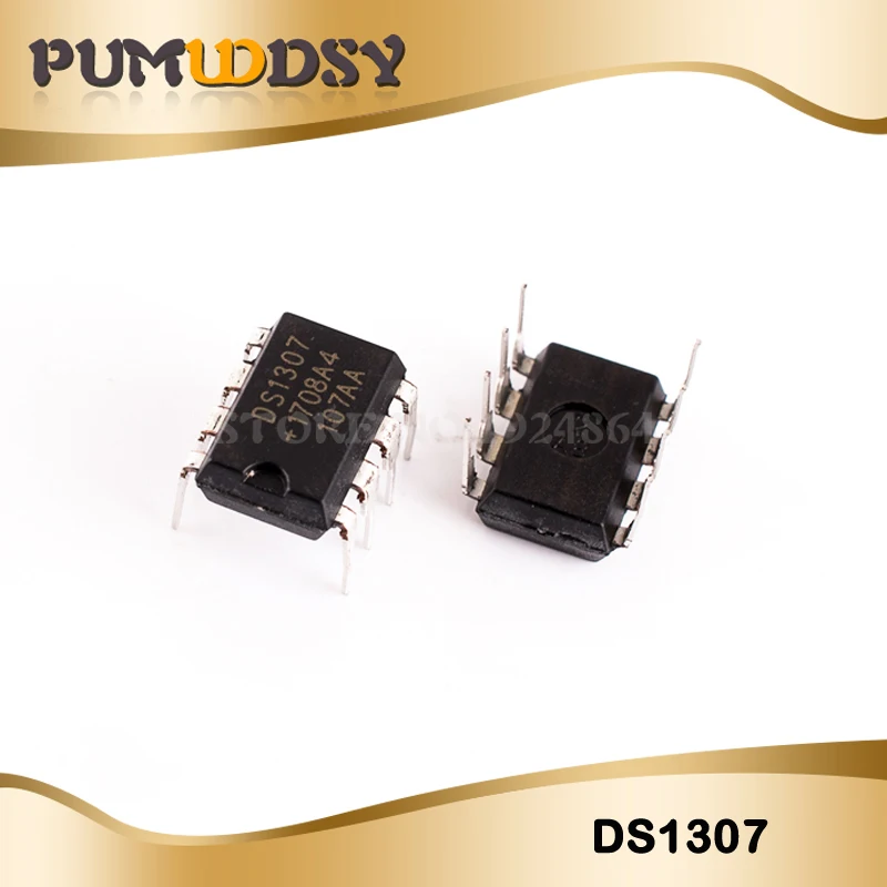 10 шт. DS1307 1307 DIP-8 часы в режиме реального времени 64x8 Серийный IEC RTC