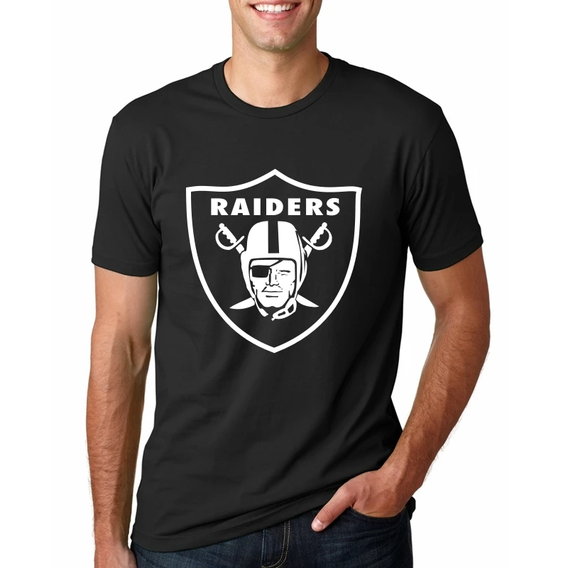 2017 Горячая распродажа мужские и женские футболки с коротким рукавом Raiders