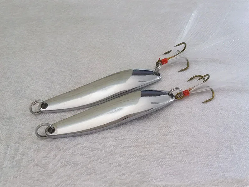 Willowleaf Fishing Spoon 5g/7g/10g/13g Silver and Gold color with Further hook fishing lure China | Спорт и развлечения