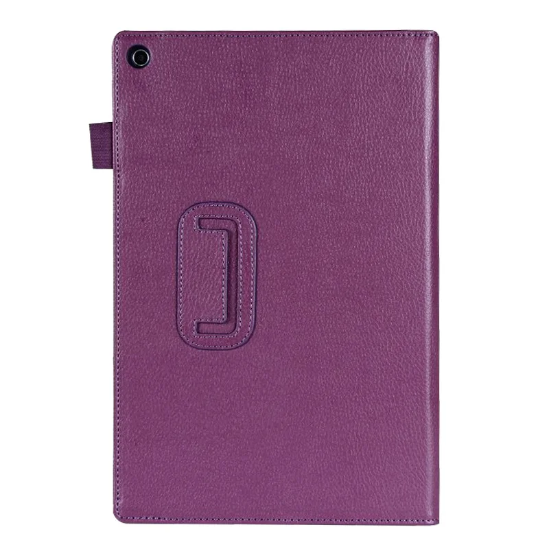 Purple Чехол для 10,1 дюймов sony Xperia Table Z, GARUNK, твердый кожаный защитный чехол с личи для sony Xperia Z1, Аксессуары для планшетов - Цвет: Purple