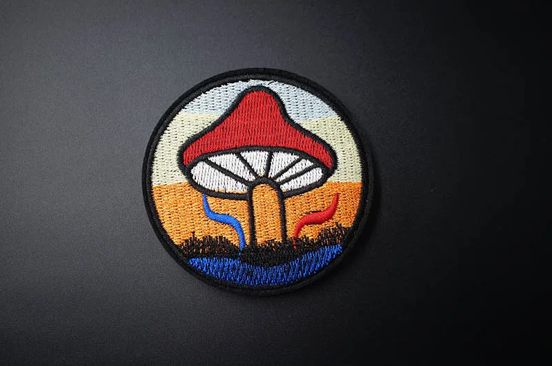 DIY значки патч джинсы сумка шляпа Одежда Швейные украшения аппликация Bagde нашивки аксессуары орел Тигр лиса гриб
