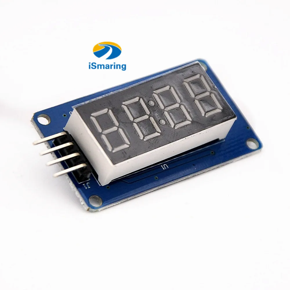 Официальный модуль iSmaring TM1637 светодиодный ным дисплеем для arduino 7 сегментов 4 бита 3