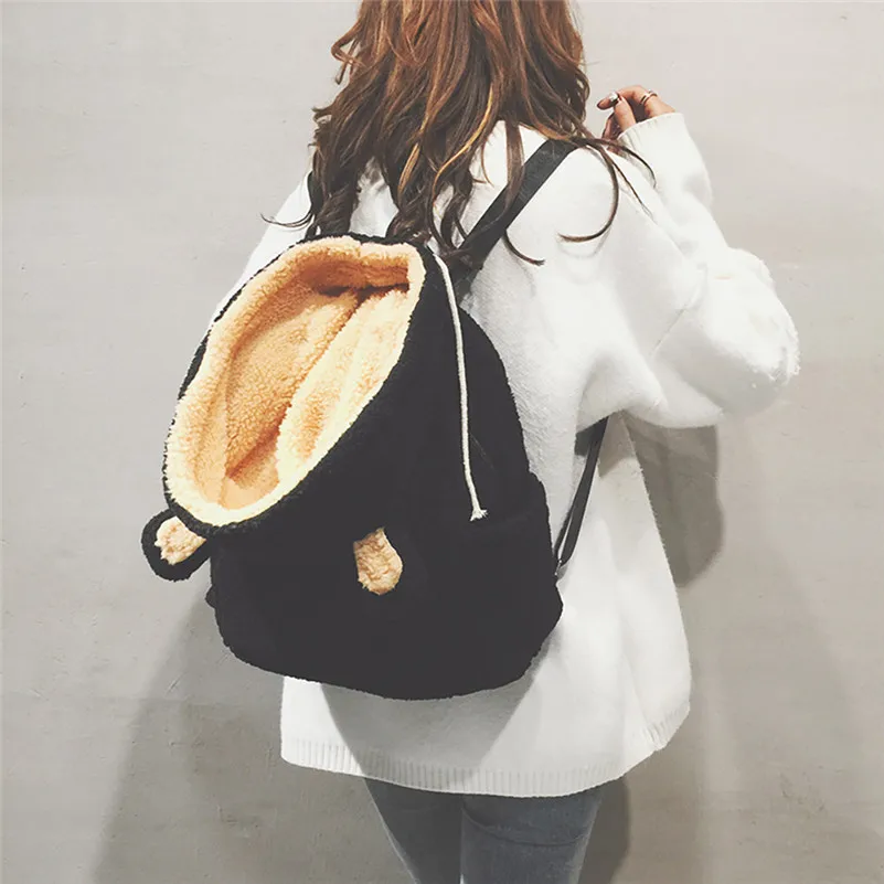 Модный плюшевый рюкзак для девочек модный большой емкости sac a dos enfant kawaii подарок