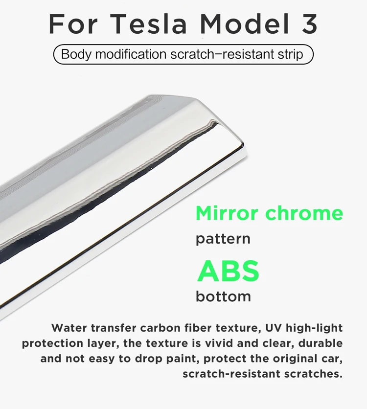 LUCKEASY автомобиль из нержавеющей стали отделка хвоста для Tesla модель 3- хвост ворота Отделка 1 компл