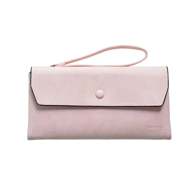 Pink Модный кошелек женский кошелек женские кошельки для монет Роскошные Дизайнерские высококачественные женские сумки-клатчи большой емкости держатель для карт - Цвет: Pink