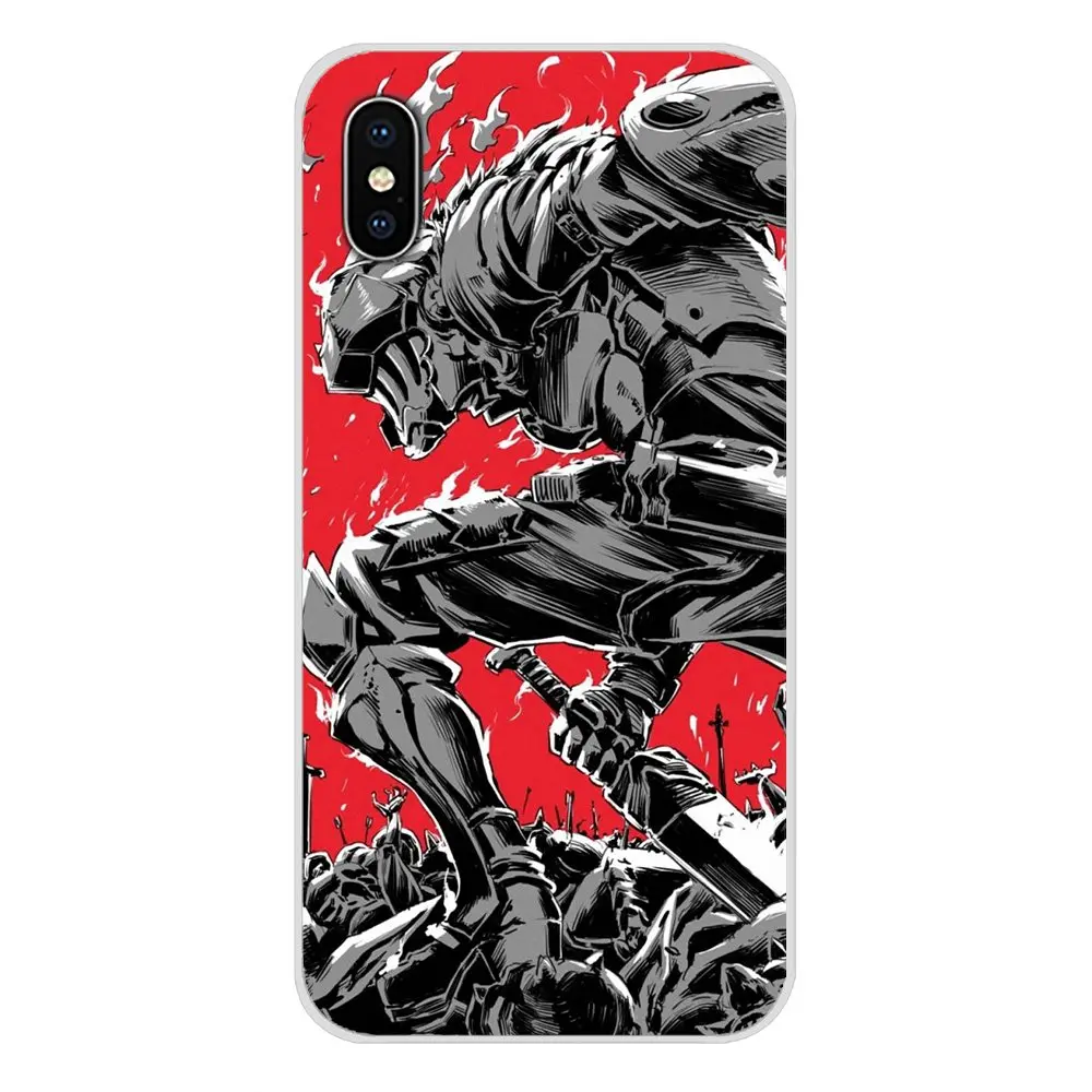 Аксессуары чехлы для телефонов Goblin Slayer Apple iPhone X XR XS MAX 4 4S 5 5S 5C SE 6 6S 7 8 Plus ipod touch |