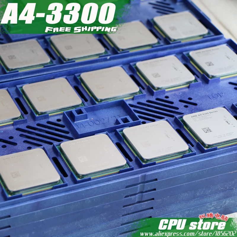 Бесплатная доставка процессор AMD A4 3300 Dual core FM1 2 5 GHz 1MB 65W cpu pieces интегрированной