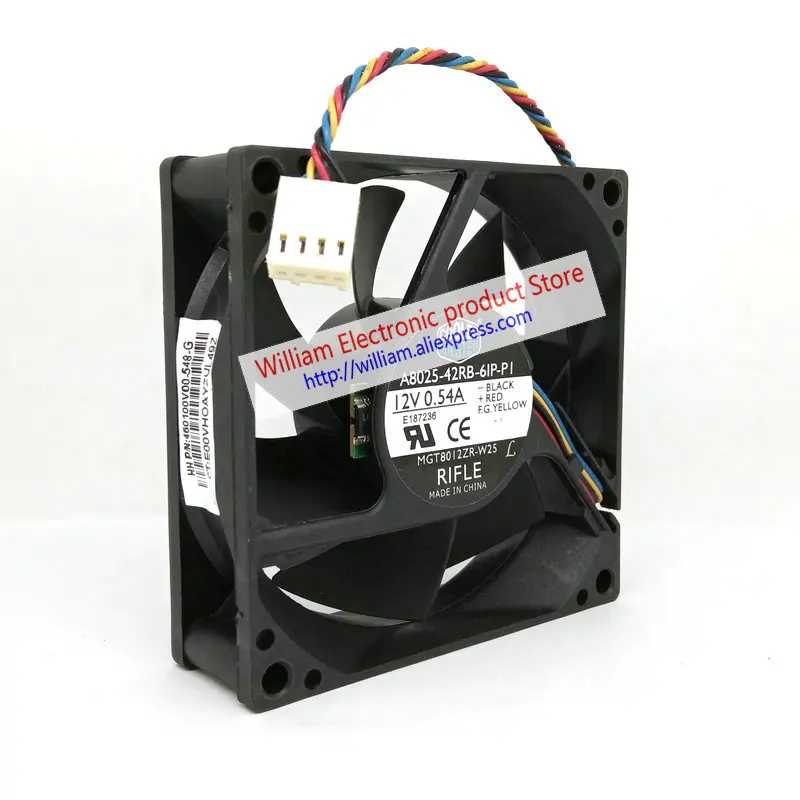 Оригинальный mgt8012zr-w25 A8025-42RB-6IP-PI 12V 0.54A 8025 8 см 80*80*25 мм PWM Процессор Вентилятор