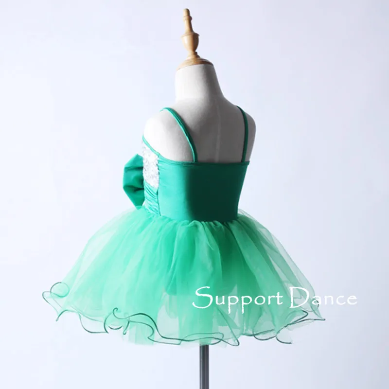 Профессиональное балетное платье-пачка с бантом танцевальный костюм блестками