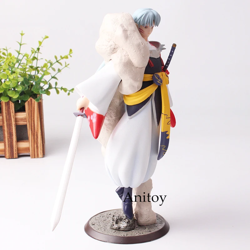 InuYasha фигурка InuYasha Аниме Sesshoumaru фигурка игрушка в подарок 22 см KT4669
