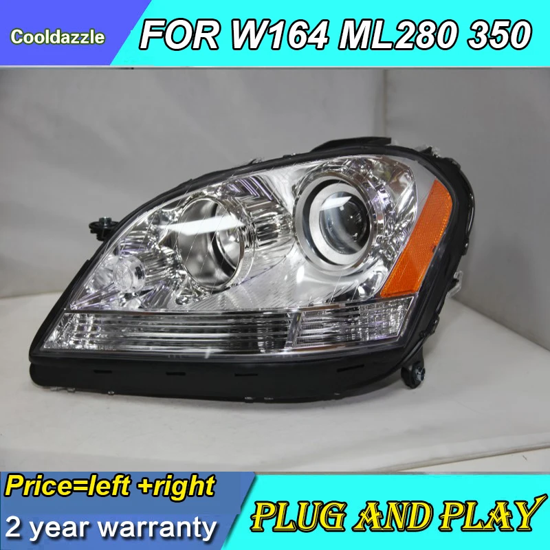 Для Mercedes Benz W164 ML280 ML320 ML350 светодиодный головной светильник 2005 2006 2007 2008 год