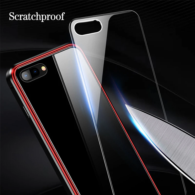 Металлический защитный чехол-бампер для Iphone 7 8 plus Роскошная рамка жесткое