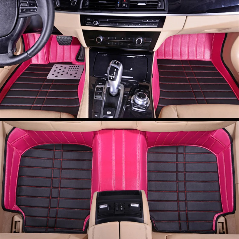 Женские высококачественные модные розовые коврики 5d для всех моделей