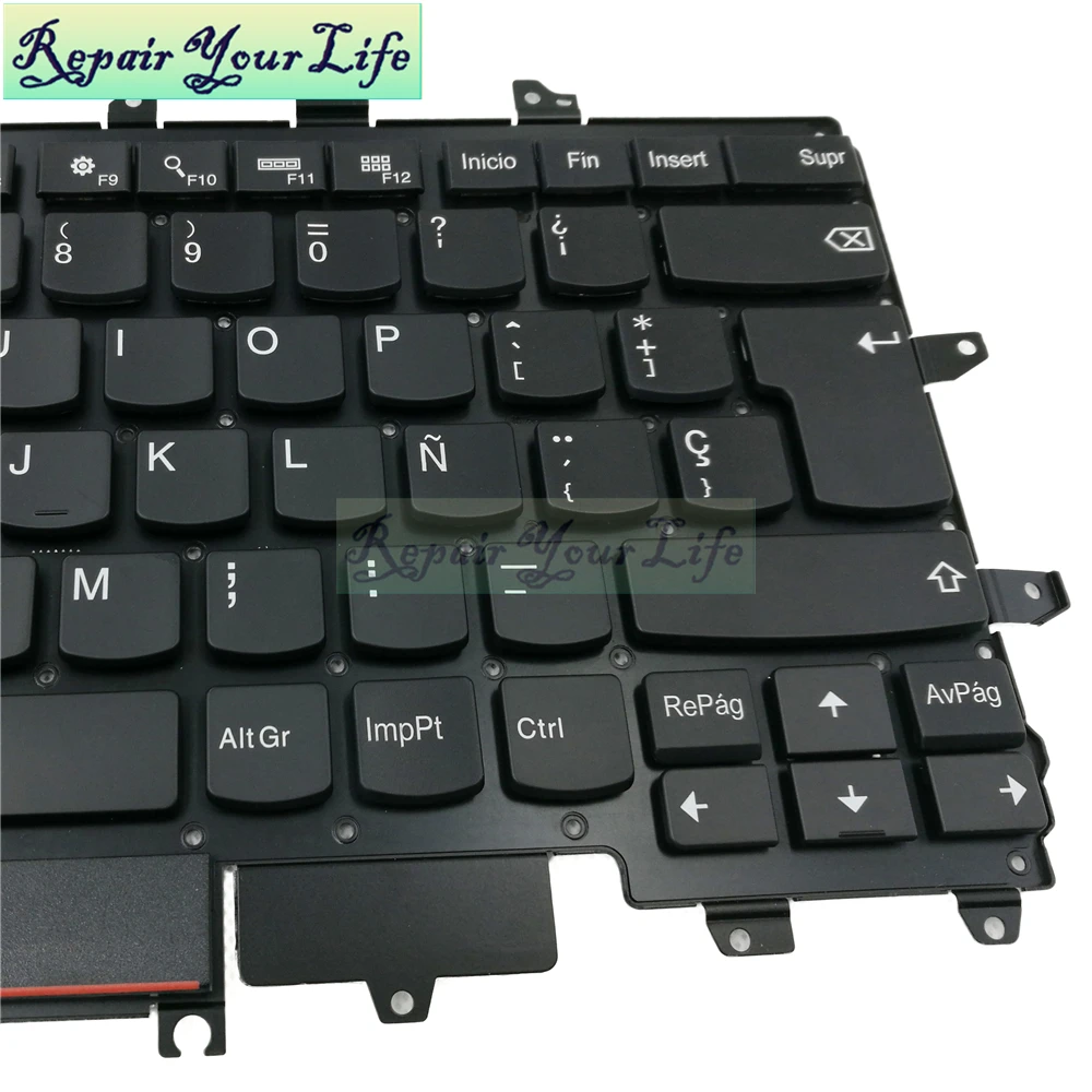 repair you life laptop keyboard for lenovo for thinkpad carbon x1 gen 4 4th 2016 sp layout with backlit and red pointing free global shipping