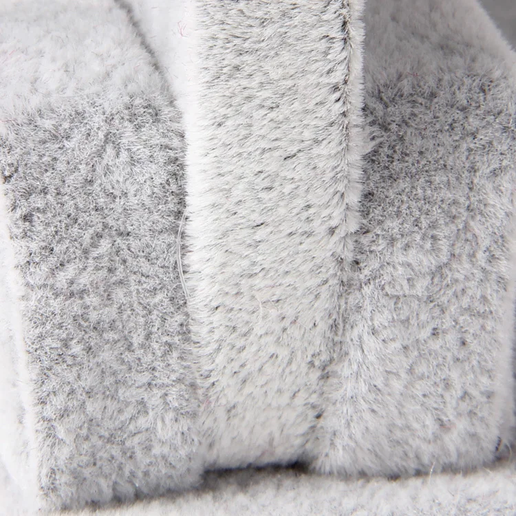 TONVIC Оптовая Серый ледяной бархат ювелирные изделия дисплей T бар Съемный 3 уровня