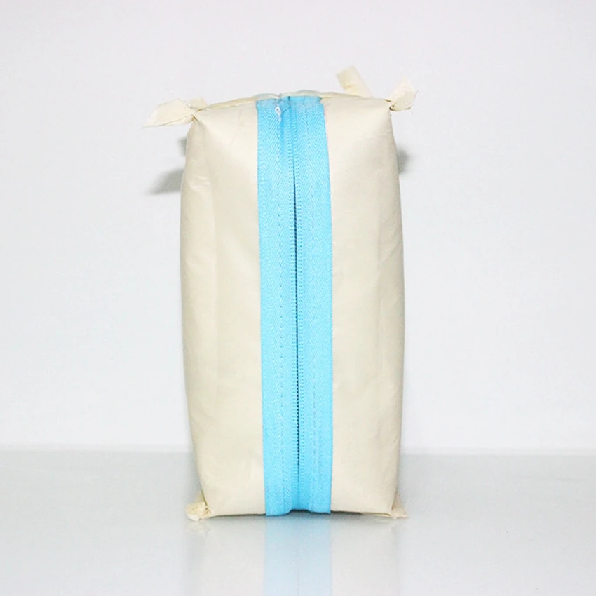 Многоцветный Полосатый Женщины Cosmetic Bag Мода Кожа PU Водонепроницаемый Туалетных