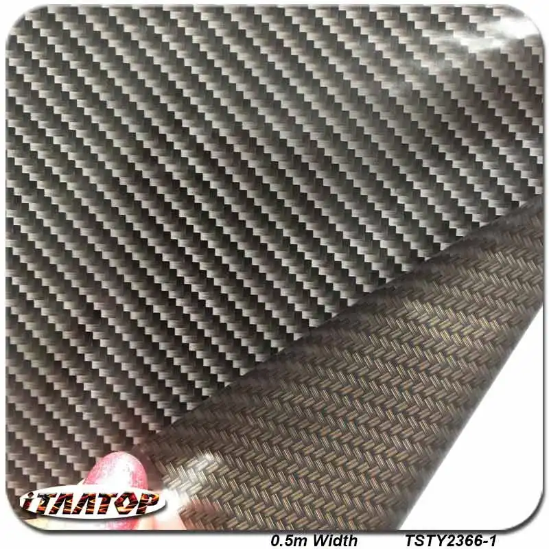 

iTAATOP Hydro Dipping Film TSTY2366-1 0.5M * 20M Carbon Fiber Hydro Film Water Transfer Printing Film