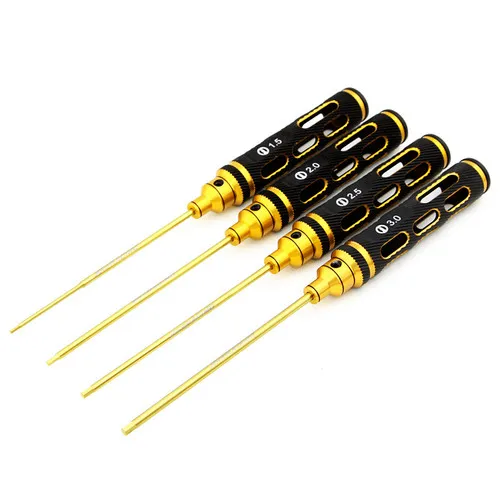 4pcs XRS 1/10 1/8 rc автомобиль шестиугольный гаечный ключ инструмент метрический шестигранный 1,5/2,0/2,5/3,0/рукав: 5,5/7,0 - Цвет: 4pcs