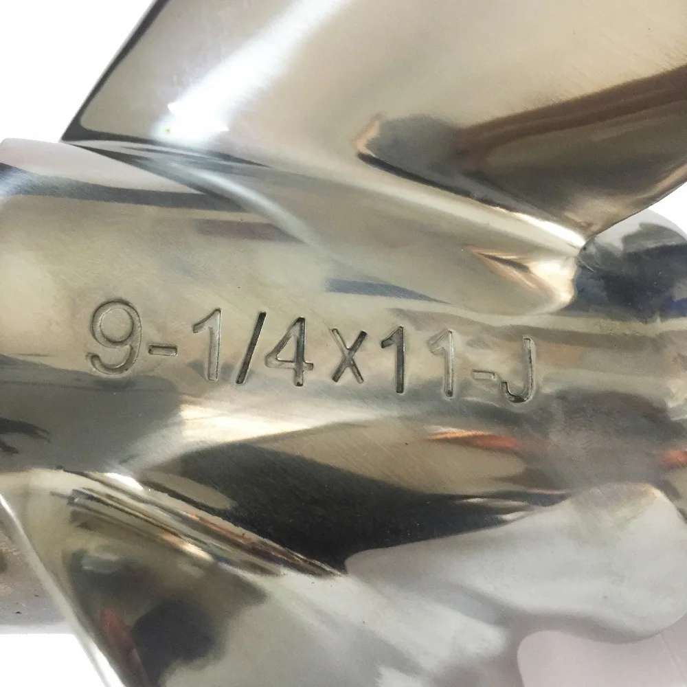 Пропеллер из нержавеющей стали 9-1/4x11 11 шагов для 9 л.с. 15 63 в 6B4 модель лодочных