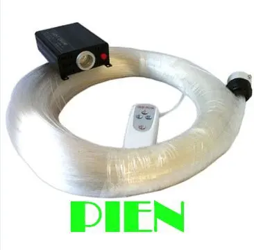 

Светодиодная оптоволоконная лампа, 16 Вт, 2 м, 0,75 мм, комплект «сделай сам», оптоволоконный светильник + Радиочастотный пульт дистанционного у...