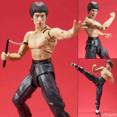 SHFiguarts SHF Брюс Ли ПВХ фигурка Коллекционная модель игрушки 15 см|model toy|bruce leefigures