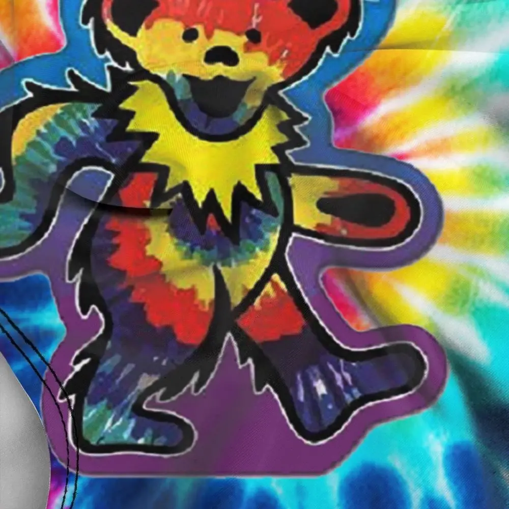Tie Dye танцевальный купальный костюм с мишками женский цельный купальник Монокини