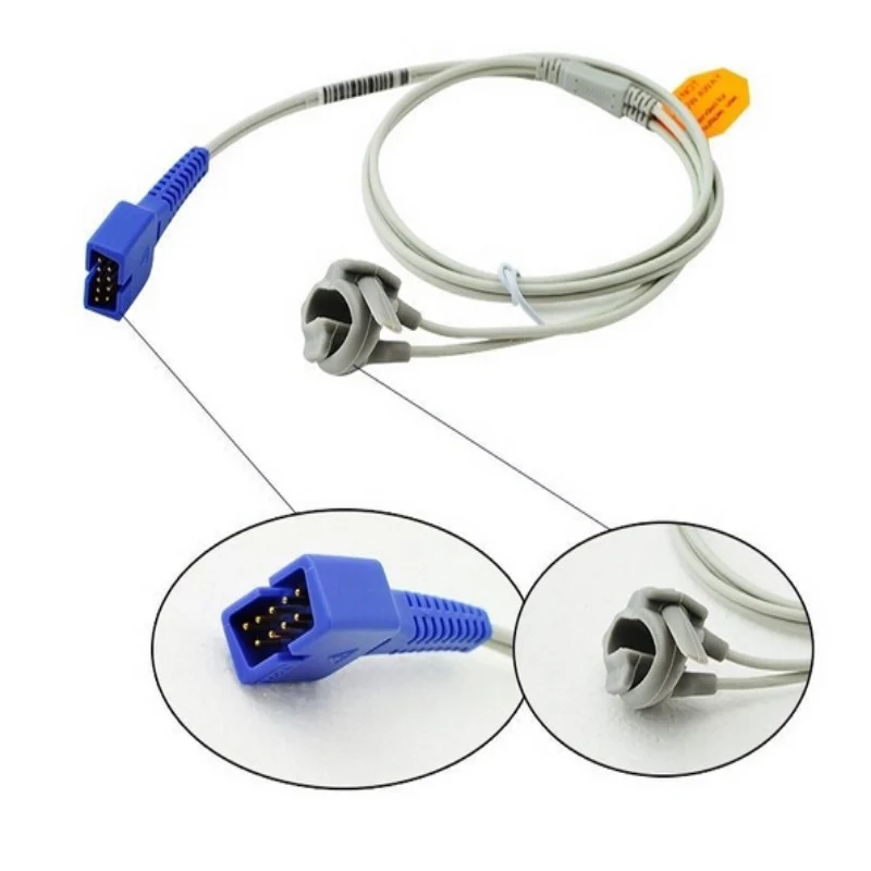 

Free Shipping Compatibe for Nellcor DB9 Pin with Oximax Tech Infant/Neonate Wrapped Use Spo2 Sensor Oximeter Spo2 Probe TPU1M