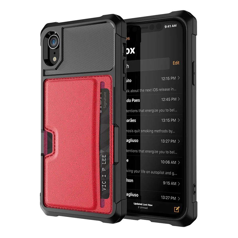 case for iphone 8 7 6 6s plus X 10 Cover Soft TPU Back Case with Car Magnet and Credit Card Slots iPhone XS MAX XR conque |