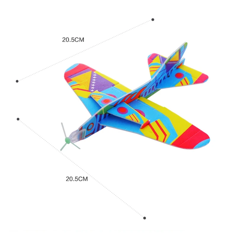 Креативная Детская Игрушка Magic Roundabout боевой самолет пенная бумага модель