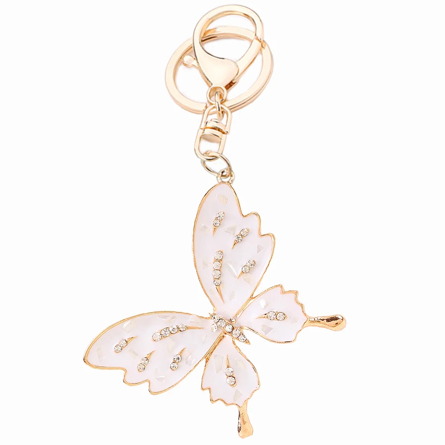 Высокое качество Шарм милый брелок в виде бабочки креативный Кристальный Брелок