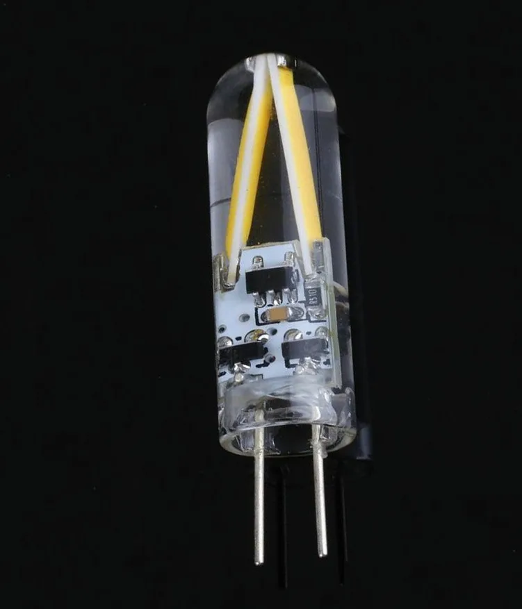 10 шт. стеклянная оболочка led G4 DC12v лампа накаливания g4 12v прозрачное стекло dc12v