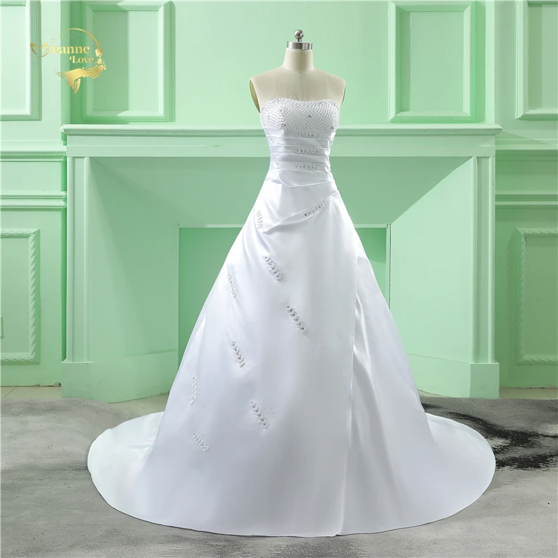 Оптовая Продажа Vestido De Noiva 2021 классический дизайн идеально Casamento жемчуг