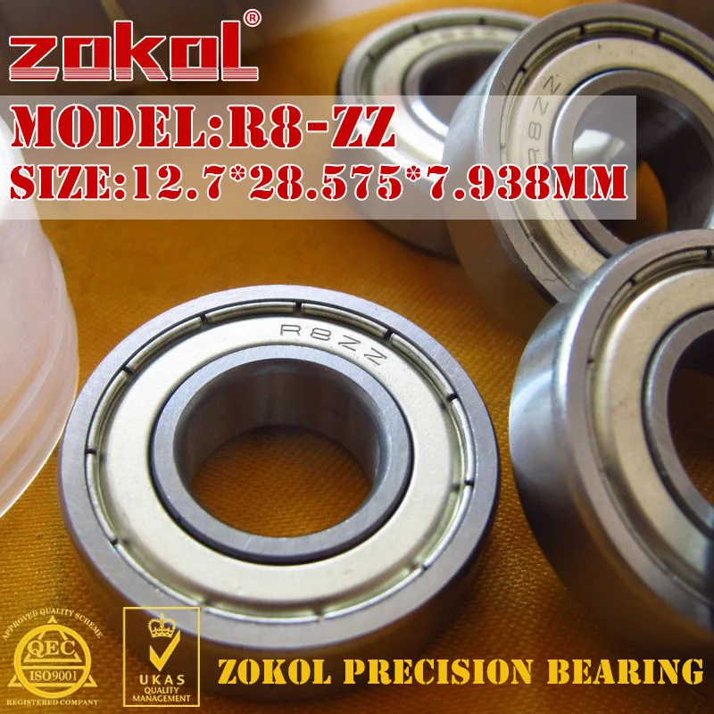 Цоколь R8 R10 R12 R14 2RS подшипника ZZ миниатюрный радиальный шарикоподшипник R16ZZ R18ZZ R20ZZ