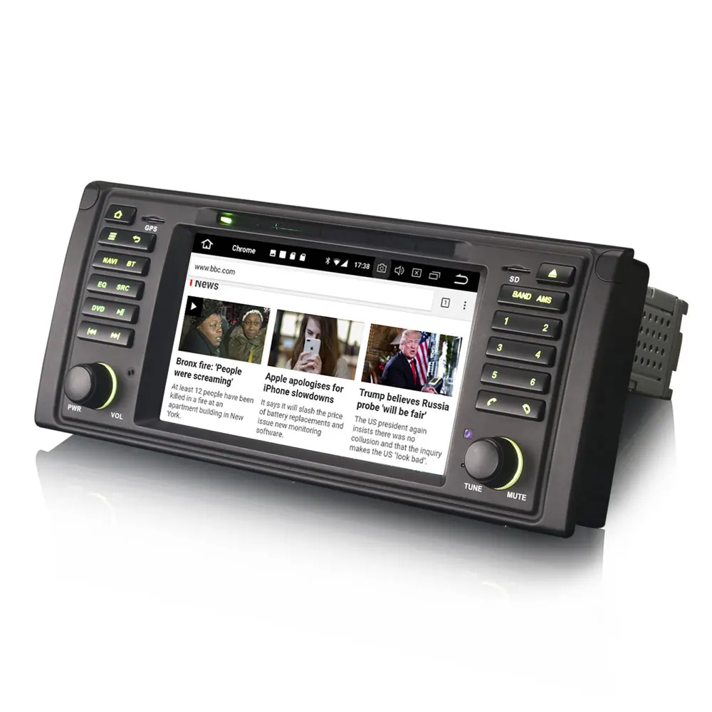 Erisin ES3639B PX30 Android 8 1 Автомобильный мультимедийный плеер 7 &quotавтомобильный DVD gps для