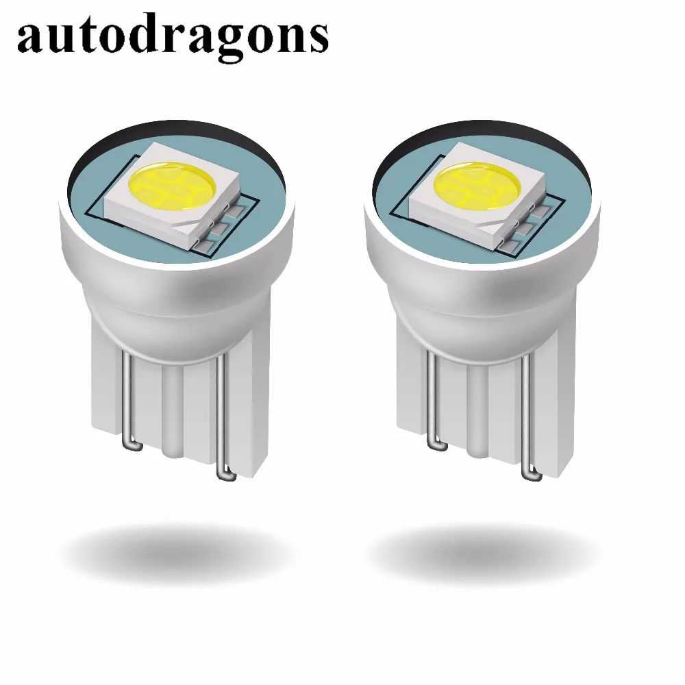 Autodragons 100 шт. светодиодные фонари 6 3 В постоянного тока 6000K супер белый для Bally Pinball