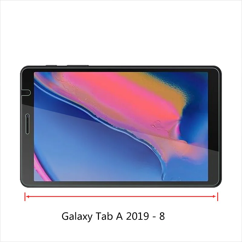 UVR 100 шт закаленное стекло для samsung Galaxy Tab A 2019 8 0 прозрачная защитная пленка экрана