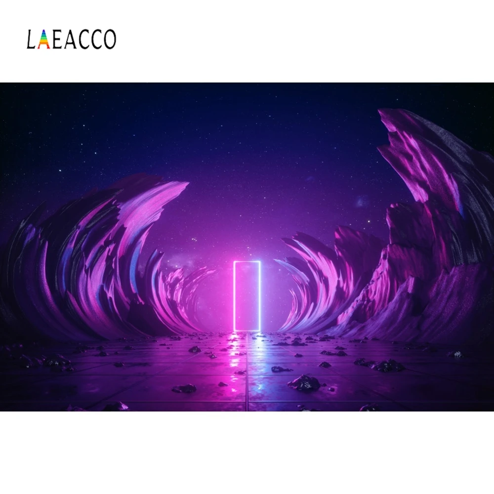 Laeacco светильник, электронные вечерние лазерные цветные настенные декорации, фоны для фотографий, фон для фотостудии