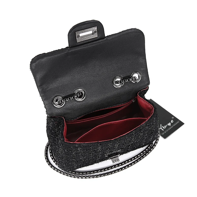 Женская шерстяная сумка мессенджер через плечо с клапаном|evening bags small|messenger crossbody