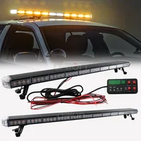 25" to 54" LED Strobe Light Bar Emergency Warning Security Lights lightbar Plow Tow Car Truck Vehicle Amber White Red Blue Green