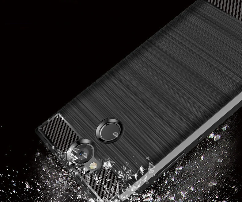 Armor Carbon Fiber Cover for Sony Xperia XA2 / Ultra Case Soft Matte Shockproof Cases XA2ultra Bumper |