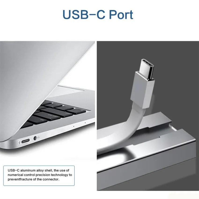 Thunderbolt 3 док концентратор USB Type C в UHD HDMI 4K 0 2 PD зарядный конвертер адаптер для Macbook Pro