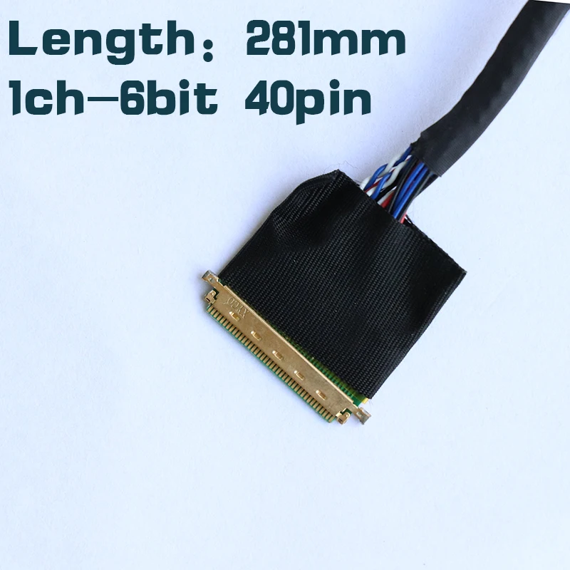 1 шт. кабель LVDS IPEX 40 контактный шаг 0 5 мм для 10 15 6 дюймов канальный битный