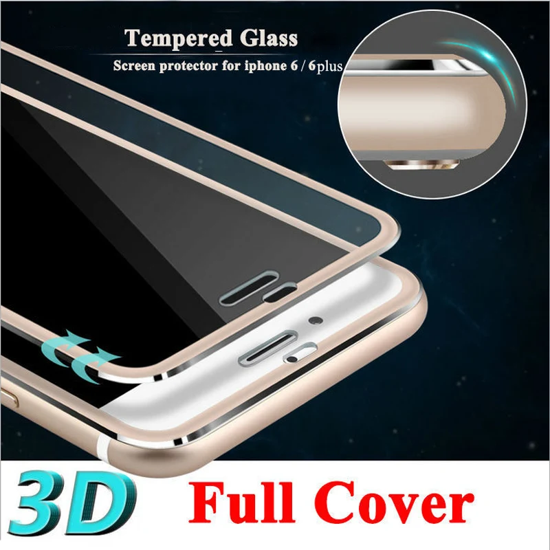 9D Titanium Alloy Edge 3D Full Cover 9H Tempered Glass For iPhone 12 Mini 11 Pro XS MAX X XR 6 6S 7 8 Plus  Screen Protector