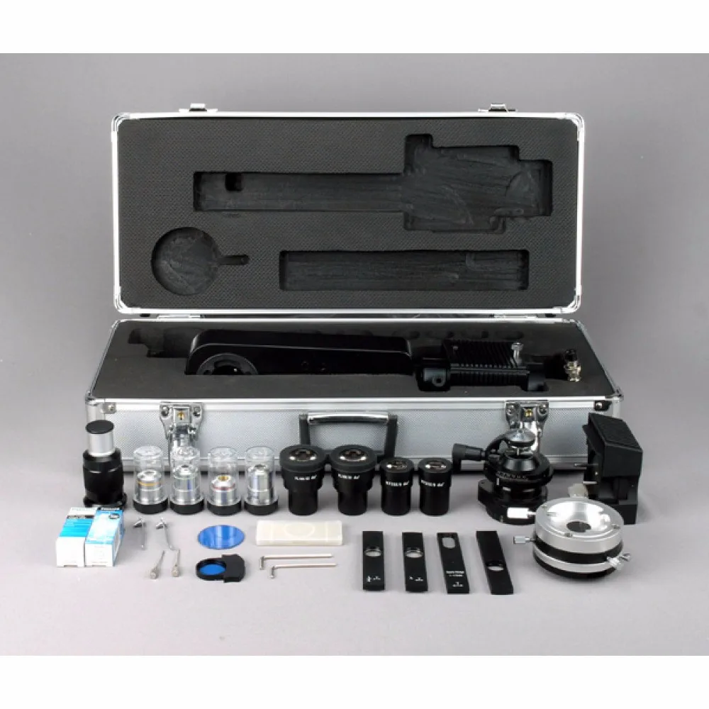 EPI Тринокулярный поляризационный микроскоп принадлежности AmScope 50X 750X улучшенный