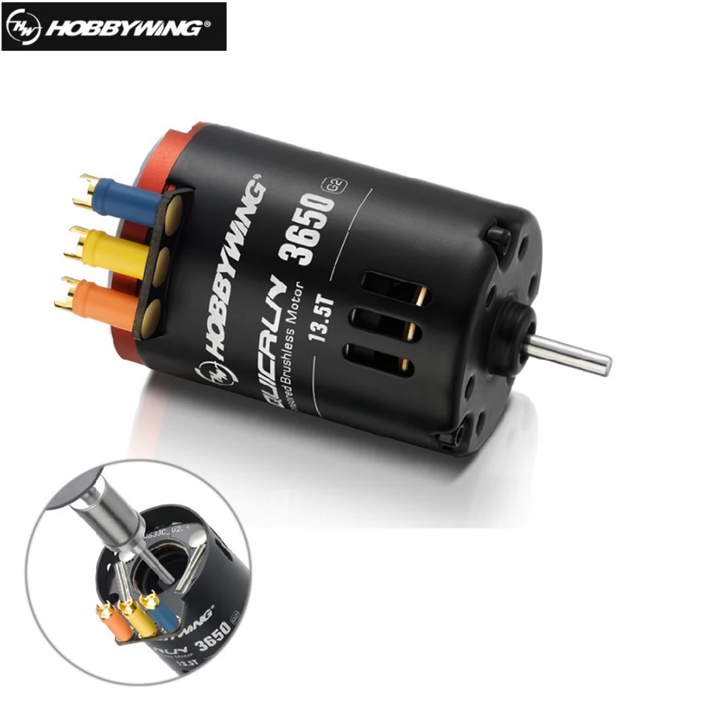 Гоночный бесщеточный двигатель Hobbywing quirun 3650 G2 6 5 T/8 T/10 T/13 T/17 T/21 T 2-3S для