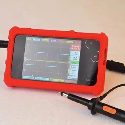 Цифровой мини-осциллограф CCDSO DS212 DSO212 Карманный Ручной осциллограф с колесиком 1