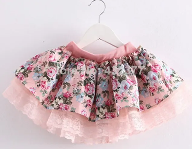 Юбки для маленьких девочек Новая коллекция 2016 года пасторальный стиль юбка с