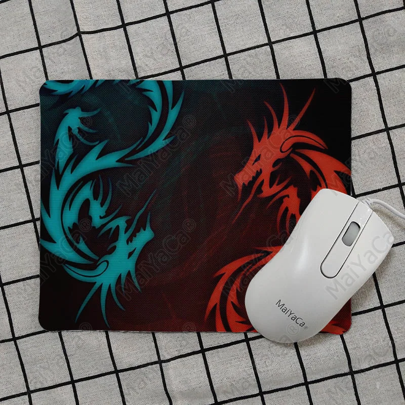 No Lock Edge18x22cm MaiYaCa Забавный MSI Логотип заказной игровой коврик для мыши для ноутбука Гладкий коврик для письма настольные компьютеры мат игровой коврик для мыши - Цвет: No Lock Edge18x22cm